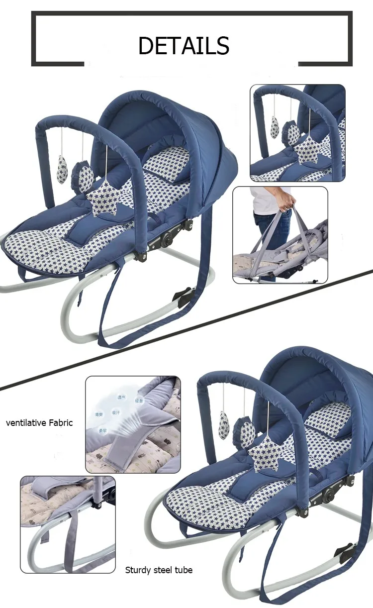 2017 Baby Bouncy Seat Babies Bouncer Rocking Chairs For Infant Sleeping