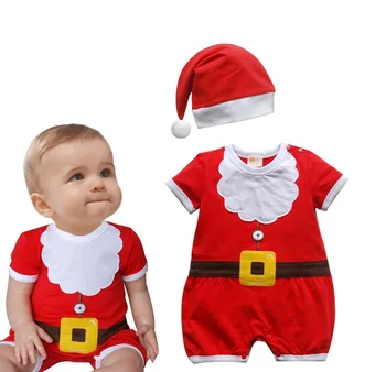 Fz070 Baby Boys Girls Red Christmas Clothes Baby Clothes Set Buy