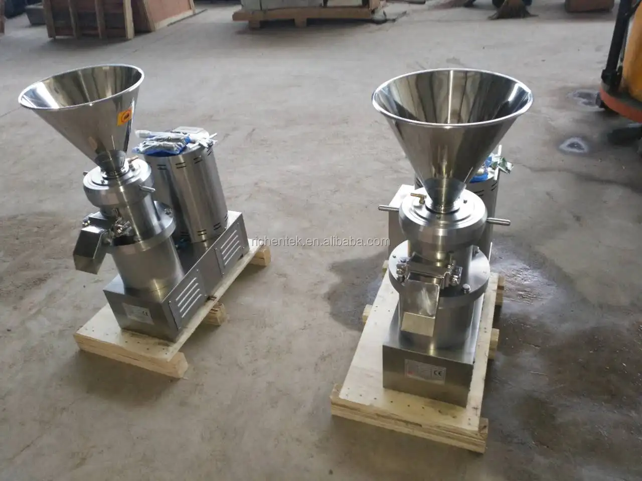 Widely Used Colloid Mill Emulsifier Peanut Butter Machine To South