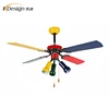 Decorative ceiling fan with led light 4 blade high speed 42 inch invisible ceiling fans lights for children bedroom