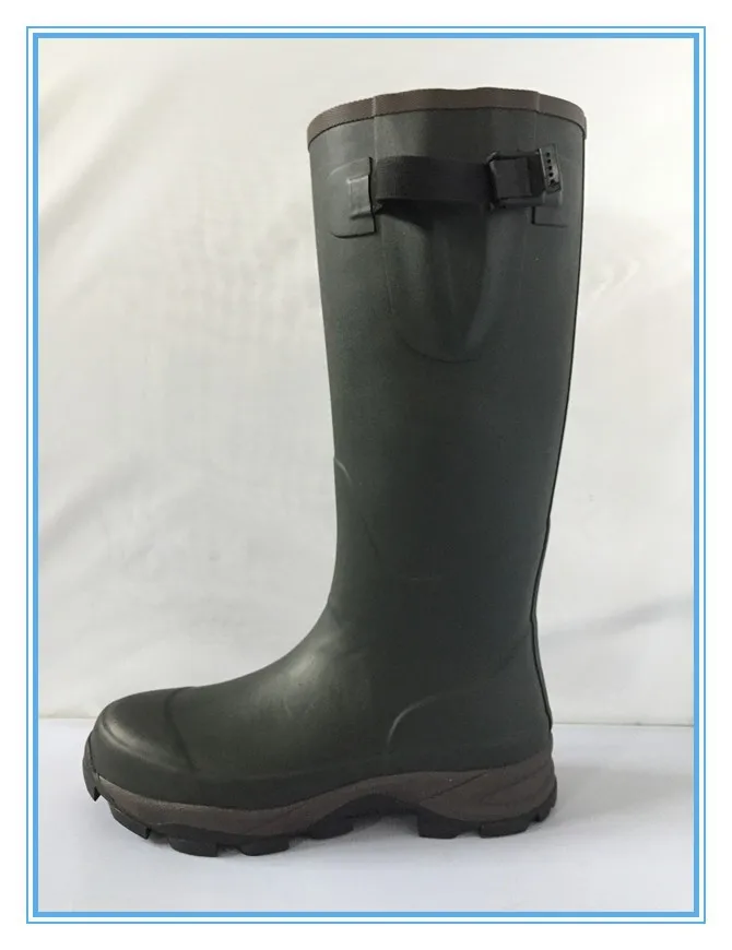 Black Light-weight Neoprene Rubber Boot - Buy Designer Rubber Boots ...