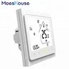 WiFi Mobile App Thermostat Heater Temperature Controller LCD for Water/Gas Boiler Works with Alexa Google Home 3A