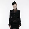 WY-880 Steampunk Autumn Formal Woven Split Long Sleeve Sequin Short Jacket