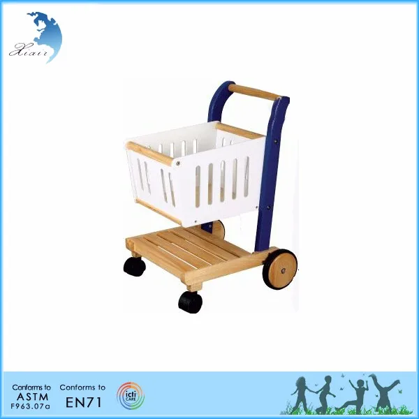 carrito bebe madera