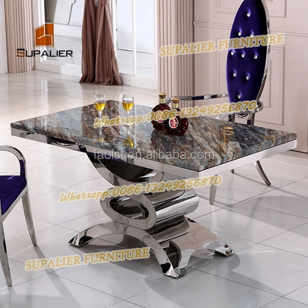 Italian Marble Top Stainless Steel Dining Table And Chairs Buy Stainless Steel Dining Table Designs Italian Marble Dining Table And Chairs Marble