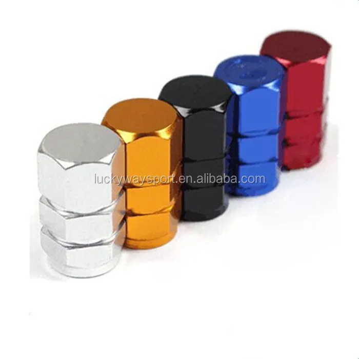 bicycles vans motorcycles neo chrome metal spike dust caps for cars 4 pce