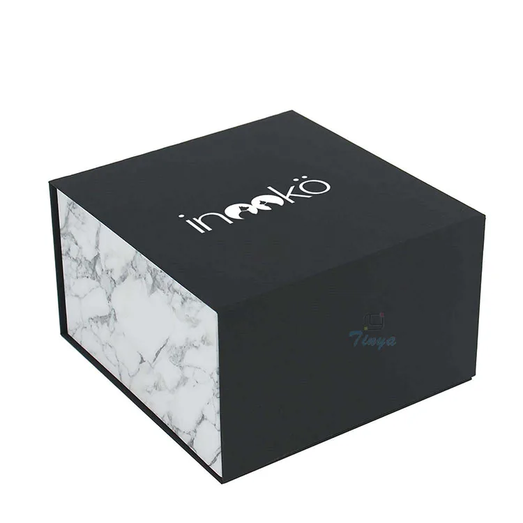 Black Stamp Foil Custom Hat Boxes With Logo Buy Custom Hat Boxes With