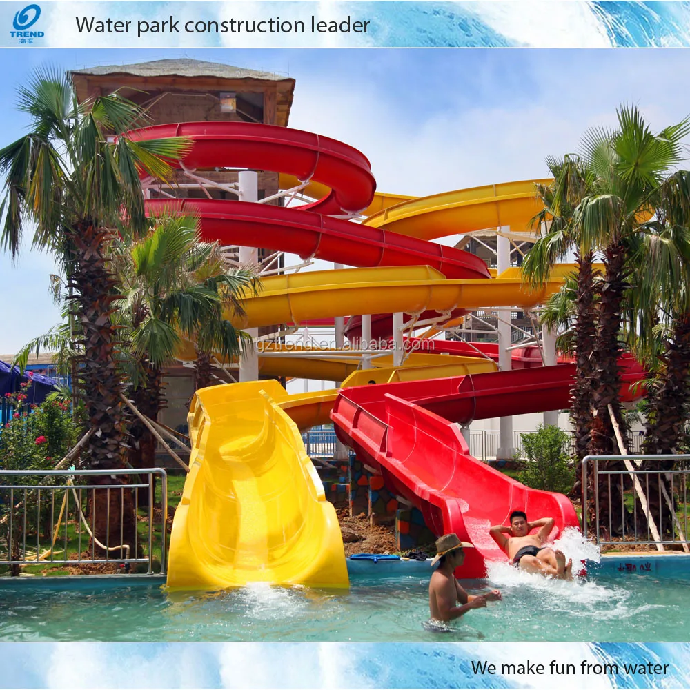 Best Price Used Fiberglass Water Slides Of Water Park Slide Water Play ...