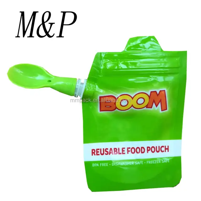 squeeze reusable food spout pouch for kids healthy snacks