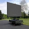Truck mobile led outdoor display/trailer adversting double side led digit board
