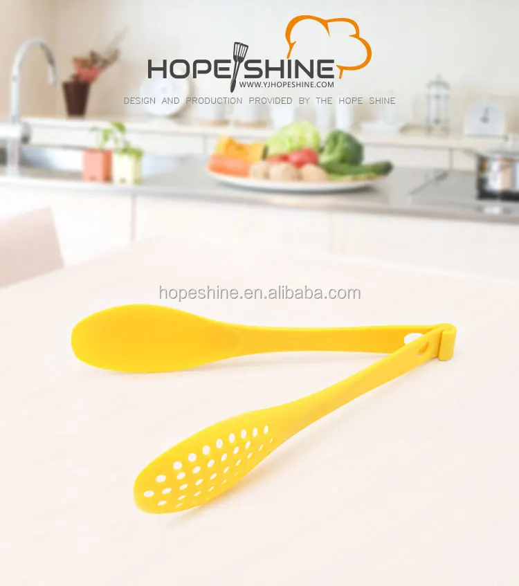 Separable Nylon Plastic Kitchen Food Tongs.jpg