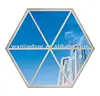 Wanjia shaped window pvc fixed hexagonal window