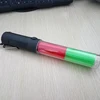 Red&green plastic police traffic baton made in China