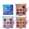 UCANBE 9 Color Eye Shadow Palette Mermaid Magic Eye Shadow Powder Long Lasting Holographic Pigment Glitter Nude Eyeshadow