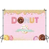 Sweet Donut Grow up Party Background Donut Birthday Party Photography Backdrop