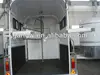 White soft pads horse float horse trailers