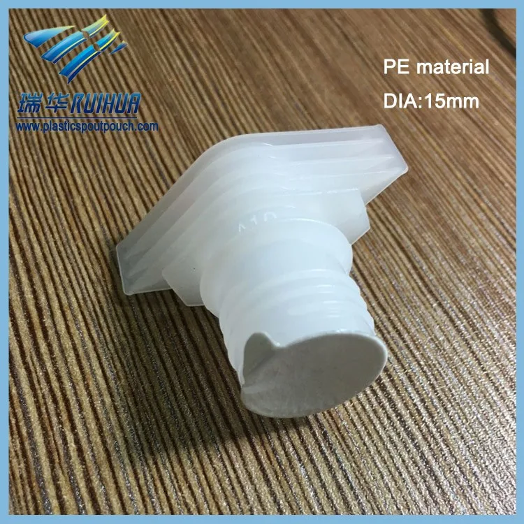 DIA15-3 plastic fitment with foil liner