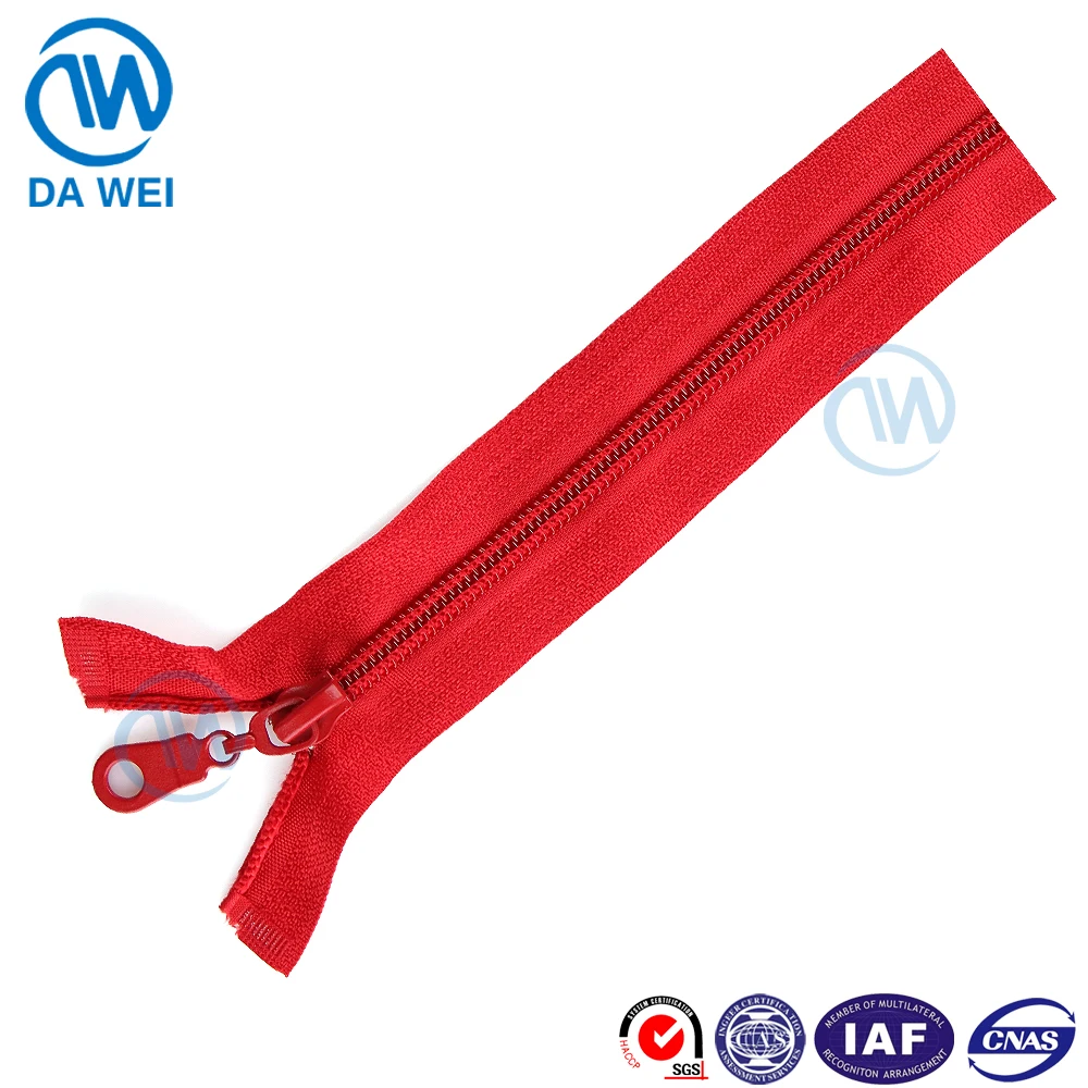 New Design Factory Wholesale Clothing Fashion Zipper Open End Automatic