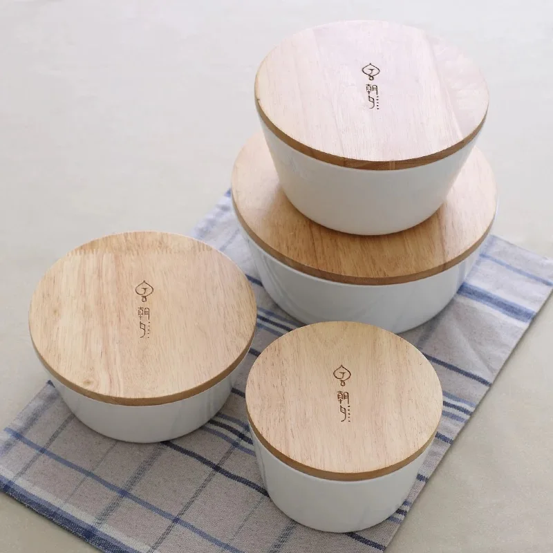 Multiple Sizes Korean Style Cereal Rice Soup Salad Ceramic Bowl With