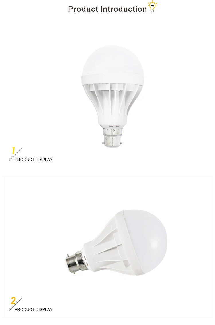 Hot sale E27 LED plastic Bulbs 12W