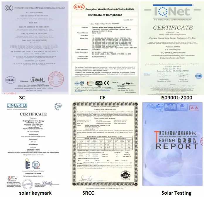 200 Liter Ce Nonpressure Vacuum Glass Tubes For Solar Water Heater