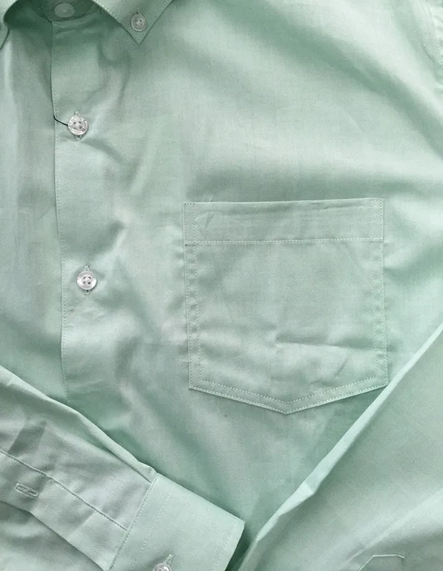 Camisa Verde Claro De Popelina Para Hombre,Camisa De Vestir Camisa Verde Claro De Popelina Para Hombre,Camisa De Vestir