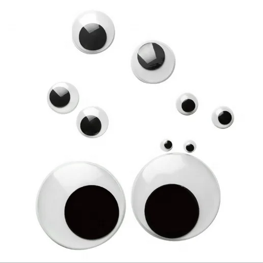 Self Adhesive Plastic Eyes Sizes Wholesale Eyes Crafts Doll Bear