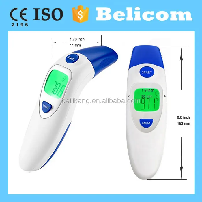 Hot Sales Medical Digital Infrared Non-Contact Forehead Ear And Household Device Thermometer 