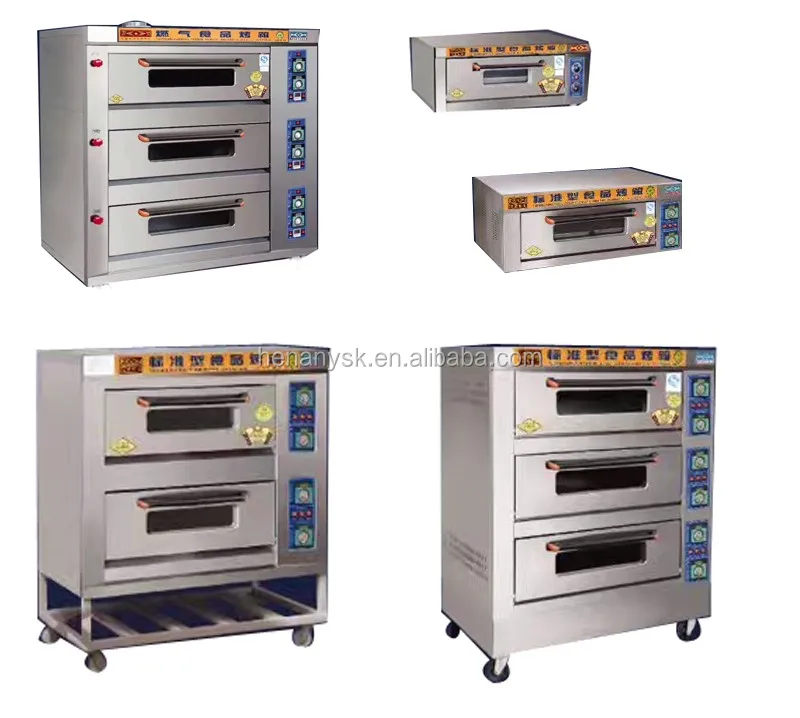 Top Quality Cheap Price 3layer 6pans Commercial Gas Oven Food Ovens Bread Bakery Oven