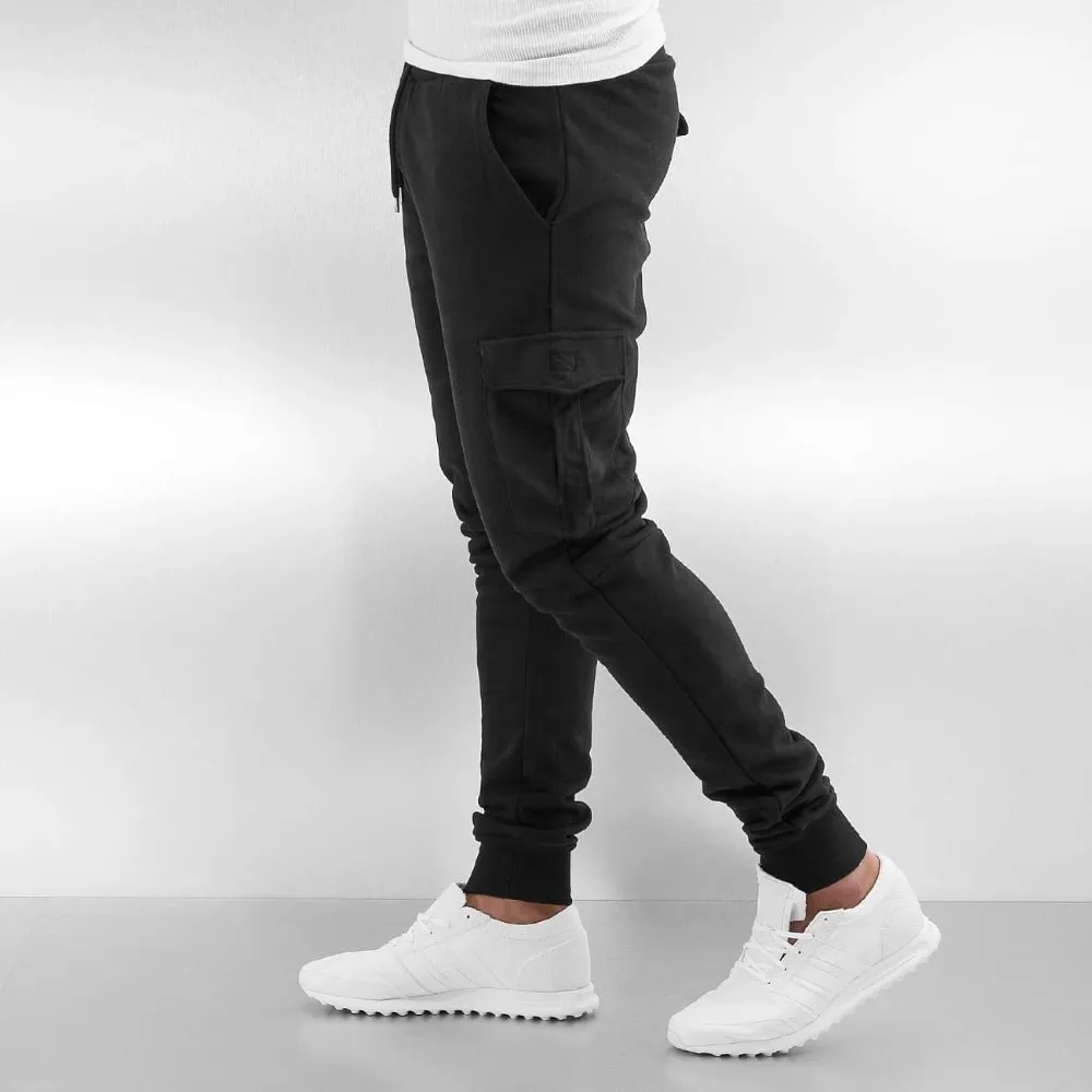 mens grey fitted joggers