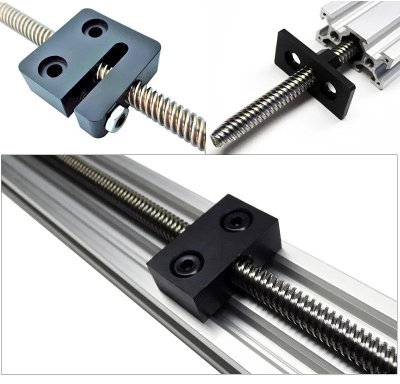 Openbulids Stainless Steel Metric Acme 8mm Lead Screws For Cnc Machine