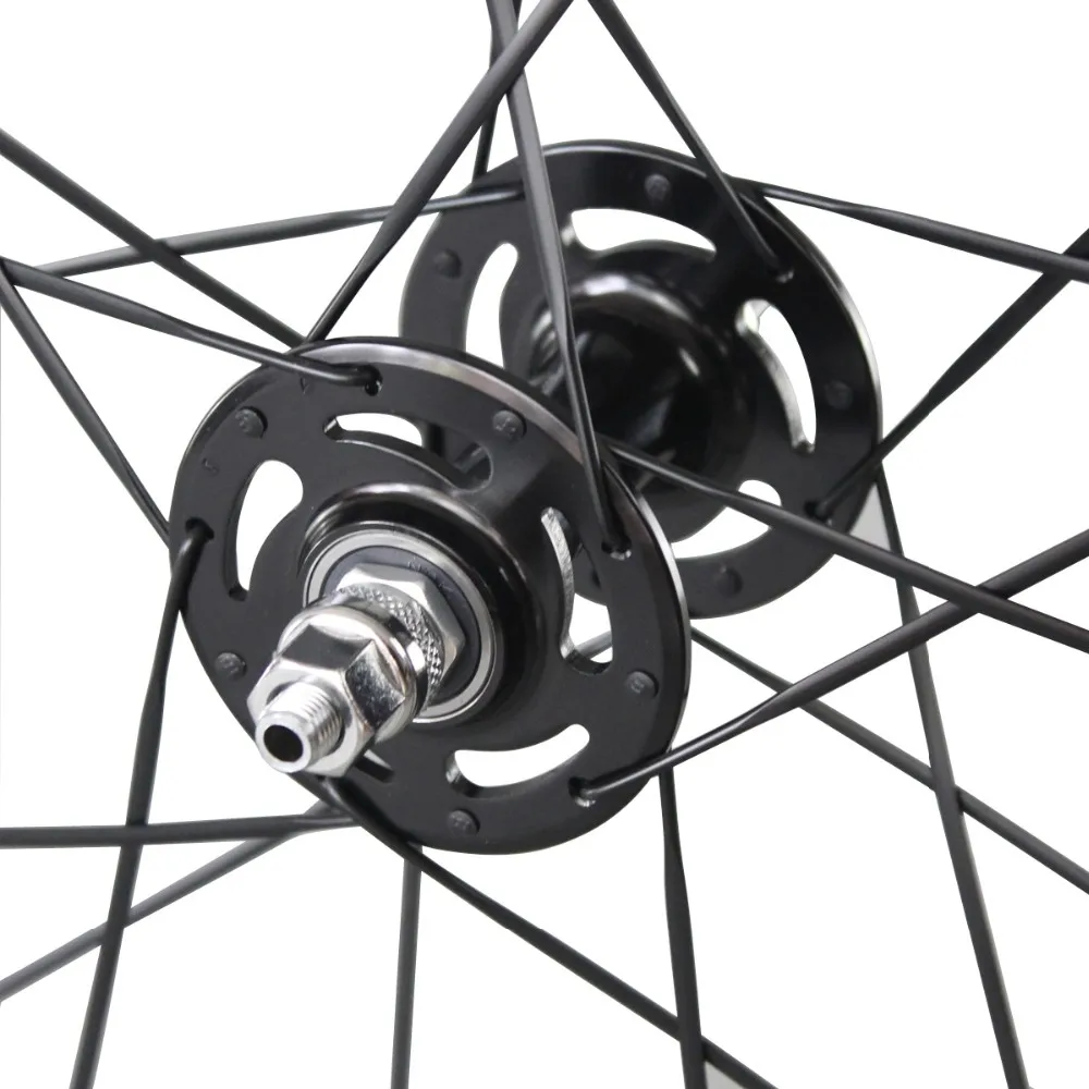 Roues Carbone 700C Pour Vélo De Route - Jantes 38 Mm, Moyeu Novatec, Compatible Frein Sur Jante, Pour Clincher