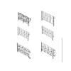 top-selling decorative modern iron railing designs