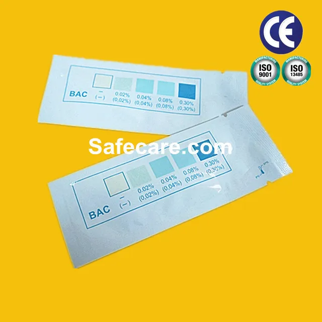 Work Or Drive Test Saliva Alcohol Test Strip Dipstick Fast And