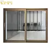 Great Waterproof Aluminium sliding door with China Top brand hardware for Double glass sliding door