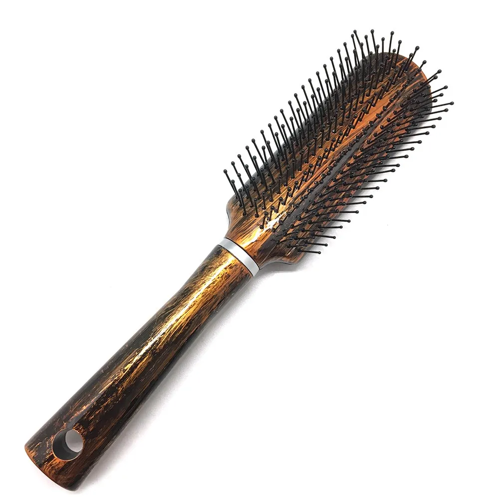 osaki brand professional plastic hair brush round vent feature