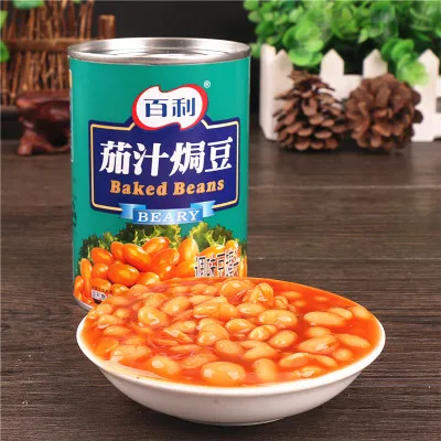 Nutrition Food fresh canned baked beans in brine