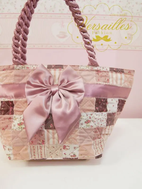 Flor,patrón handbag 100% hecho a mano