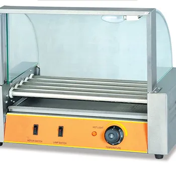 Dessus De Table Magasin Électrique Hot dog Roller Grill Eh Eh 205 Électrique En Acier Inoxydable Hot dog Roller Grill