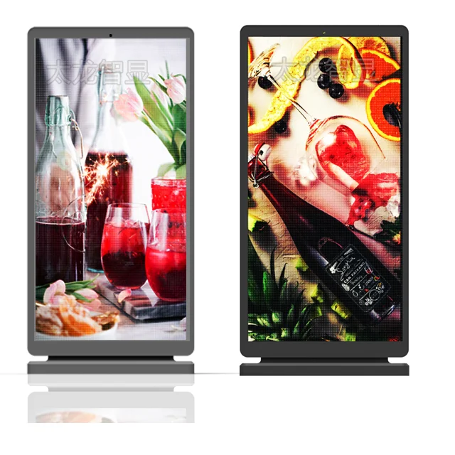Outdoor Mobile Advertising Led Display Screen 65" 80" 85" 100" 110