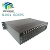 16Channel Network Media encoder HD sdi to ethernet h.264 video scaler option hd mi/av/ypbpr inputs