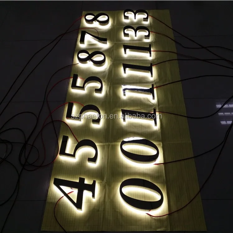 luminous house numbers
