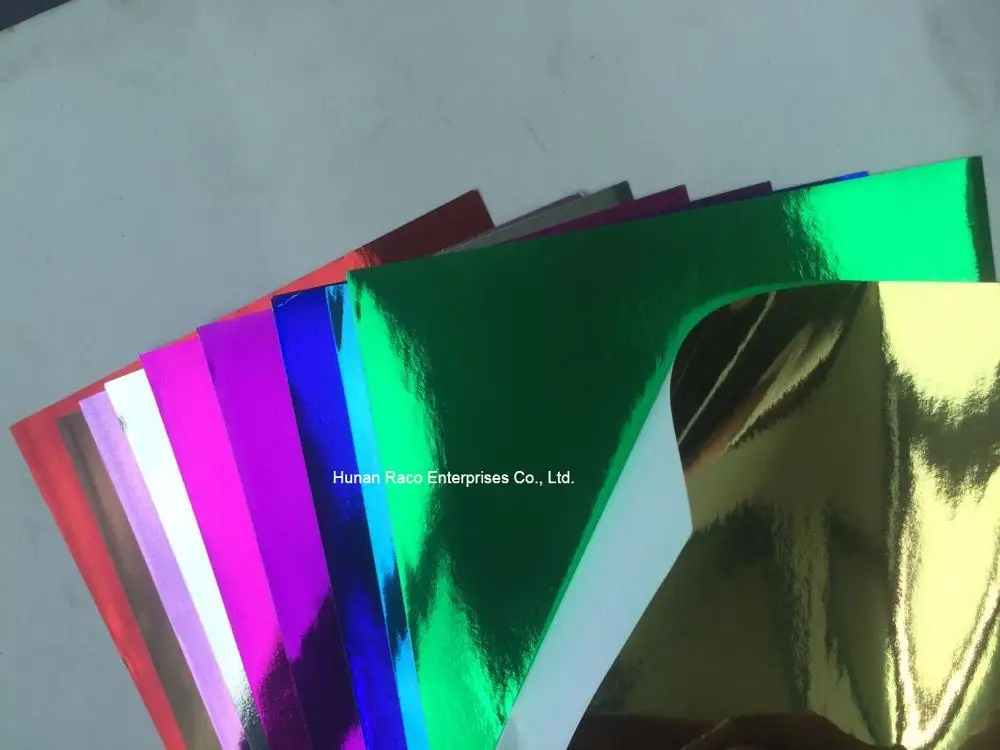 Wholesale 200gsm 250gsm Mirror Metallic Cardstock Buy Mirror Paper
