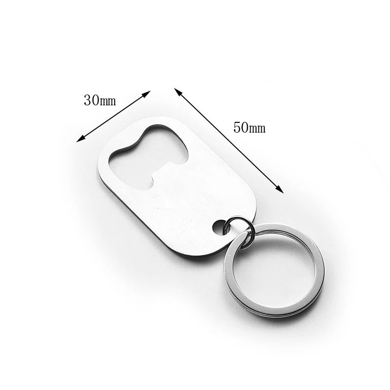 Custom Cheap Blank Stainless Steel Bottle Opener Keychain Buy Custom