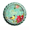 New Sale Metal Beer Cap Wall Clocks Home Wall Art Decoration Custom