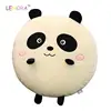 Wholesale Girl Birthday Promotion gift round Panda Duck Pig Frog Plush Pillow Cushion Bed Sofa Car Animal Pillow Plush Toy