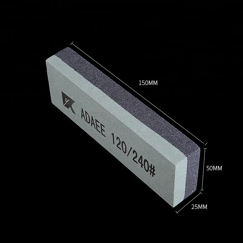 Adaee 6" 120/240 Sharpening Stone Grit Guide Fine/coarse Combination