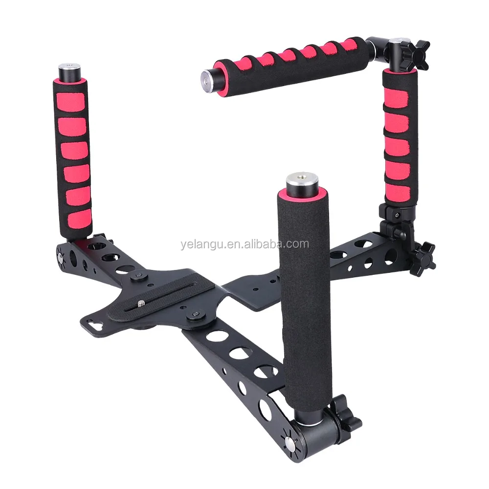 Low Price Yelangu Dslr Stabilizer D6 Video Camera Shoulder Rig Portable Dv Holder Buy Light