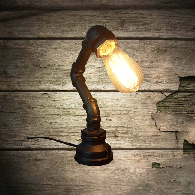 Whole Black Loft Vintage Steampunk Table Lamp Pipe Lighting Whole Black Loft Vintage Steampunk Table Lamp Pipe Lighting Ns 125338