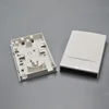 Telecommunication equipment 1 port ftth terminal box plastic fiber optic socket